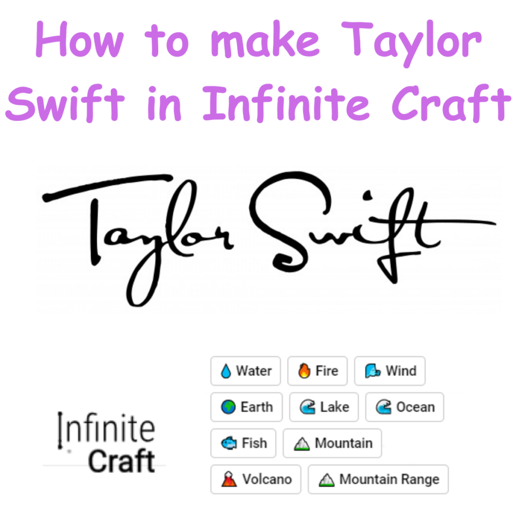 Infinite Craft taylor swfit