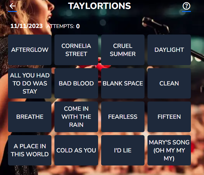Taylor Swift Wordle & Heardle Games To Play: Taylordle & More